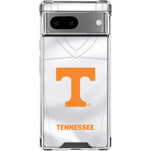 University of Tennessee White Jersey Google Pixel 8 Clear Case